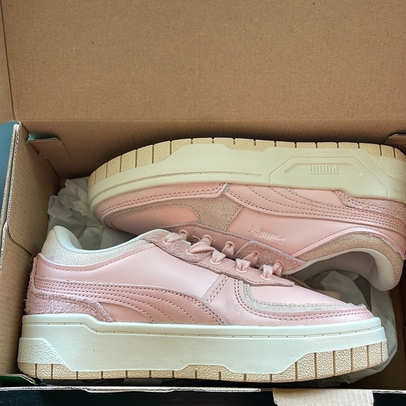 Puma Shoes - NWT pink puma sneakers “cali dream thrifted” size 6